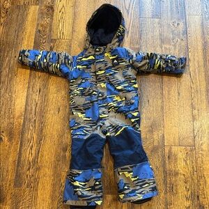 Burton Kids snowsuit - Blue and Yellow Camo